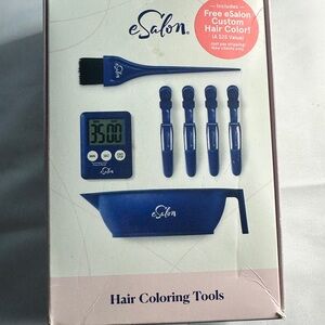 eSalon Hair Coloring Tools Set in Blue